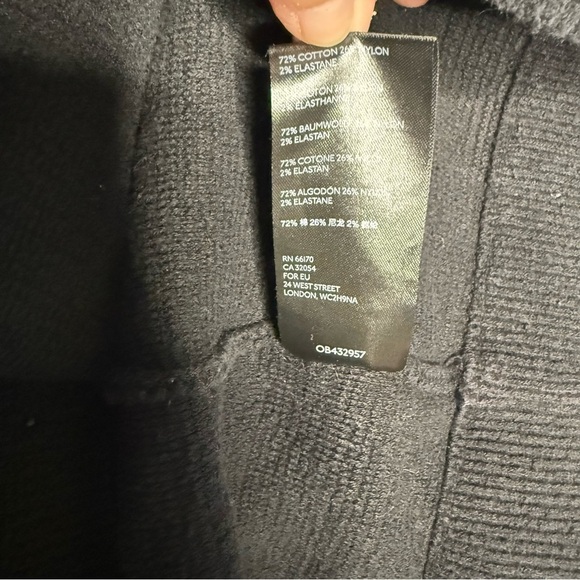 Free People Black High Neck Ottoman Slouchy Tunic Sweater Size Small - Picture 4 of 9